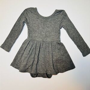 Little Sleepies Gray Play Skirt Dress Size 6-12M